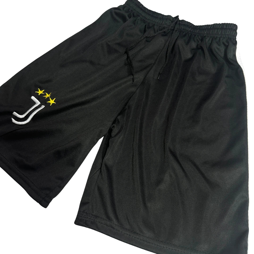 Juventus Style Logo Sports Shorts ⚽
