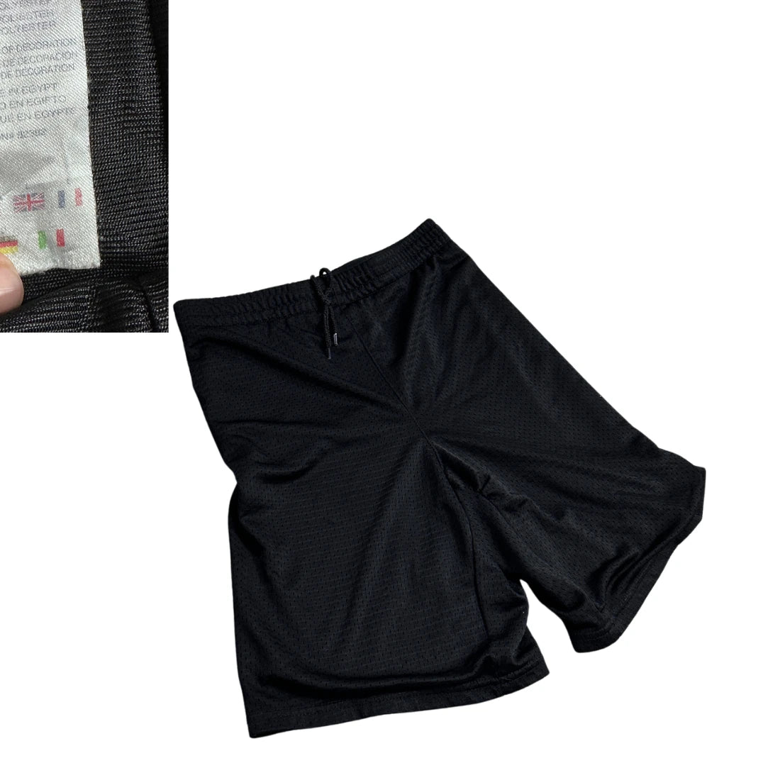 Champion® Classic Black Mesh Athletic Shorts(S)