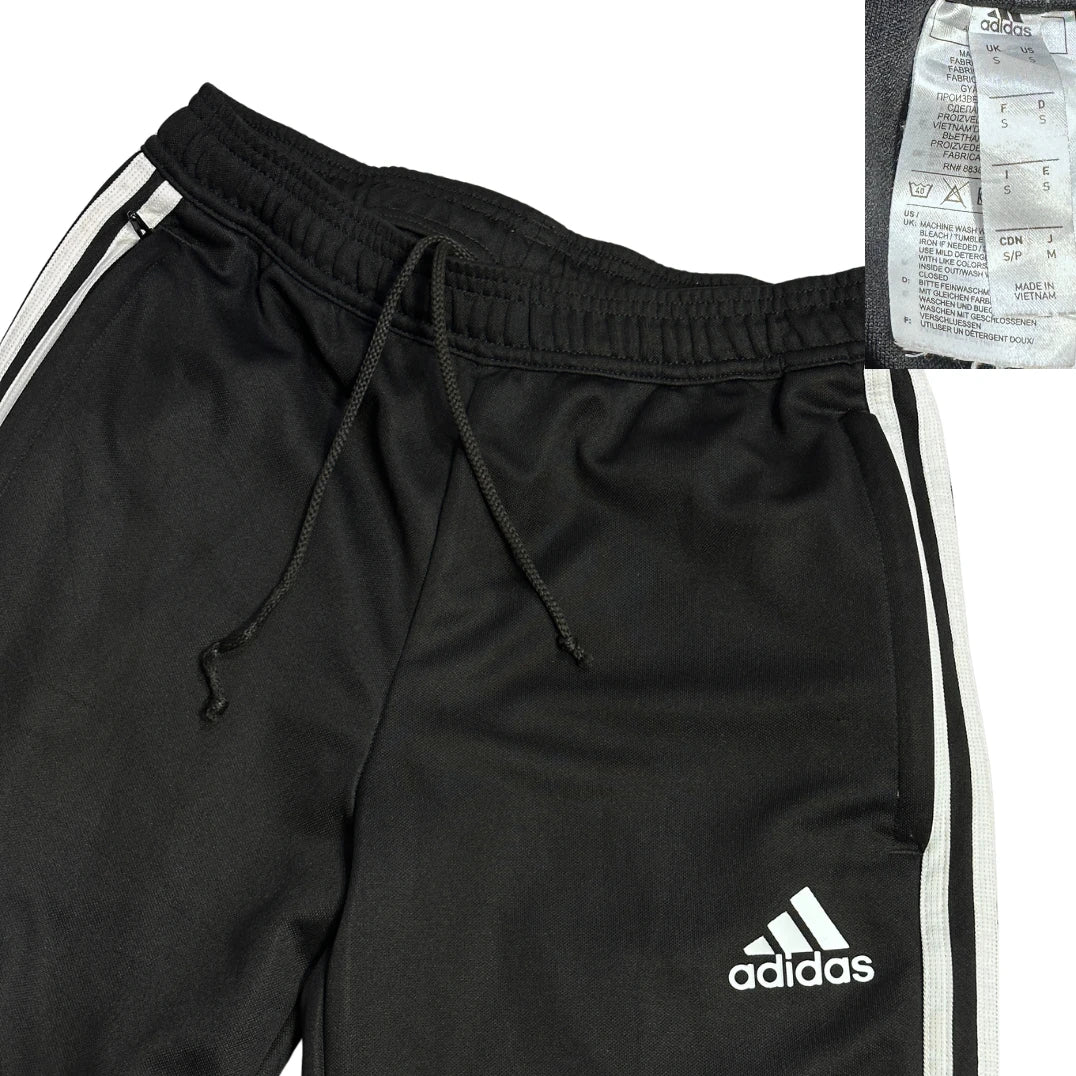 Adidas® Black Triple Stripe Athletic Shorts(M)