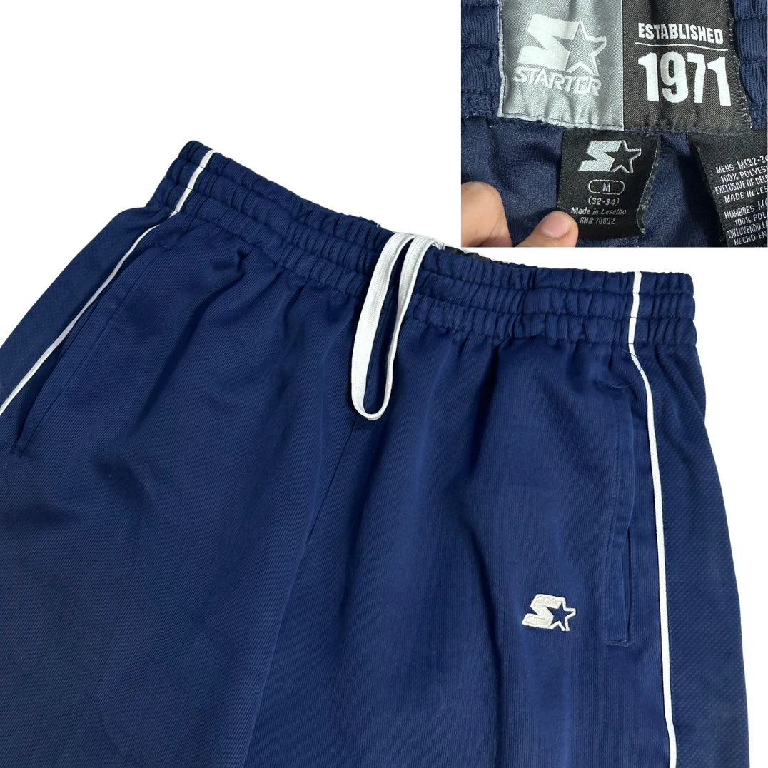 Starter® Navy Athletic Shorts(M)