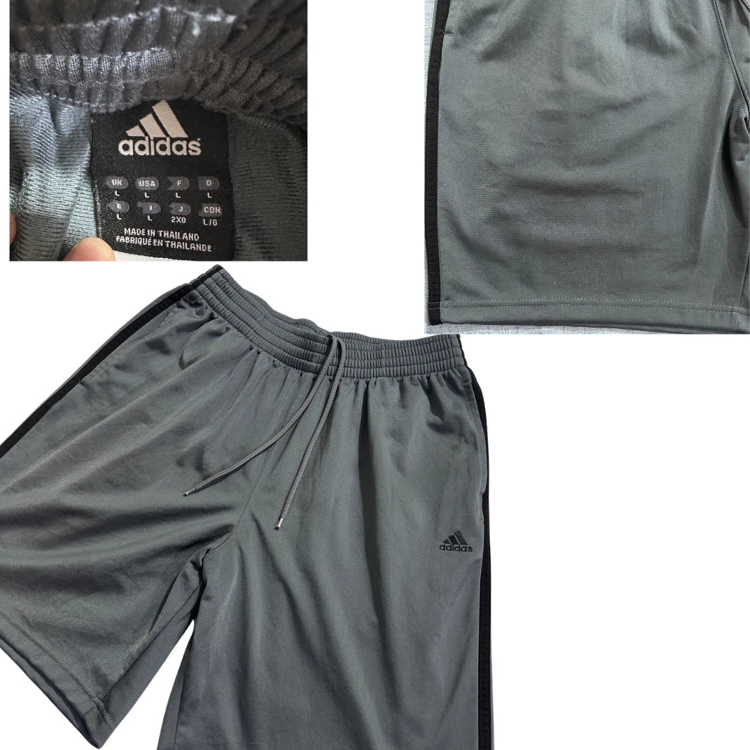 Adidas® Grey Athletic Performance Shorts(L)