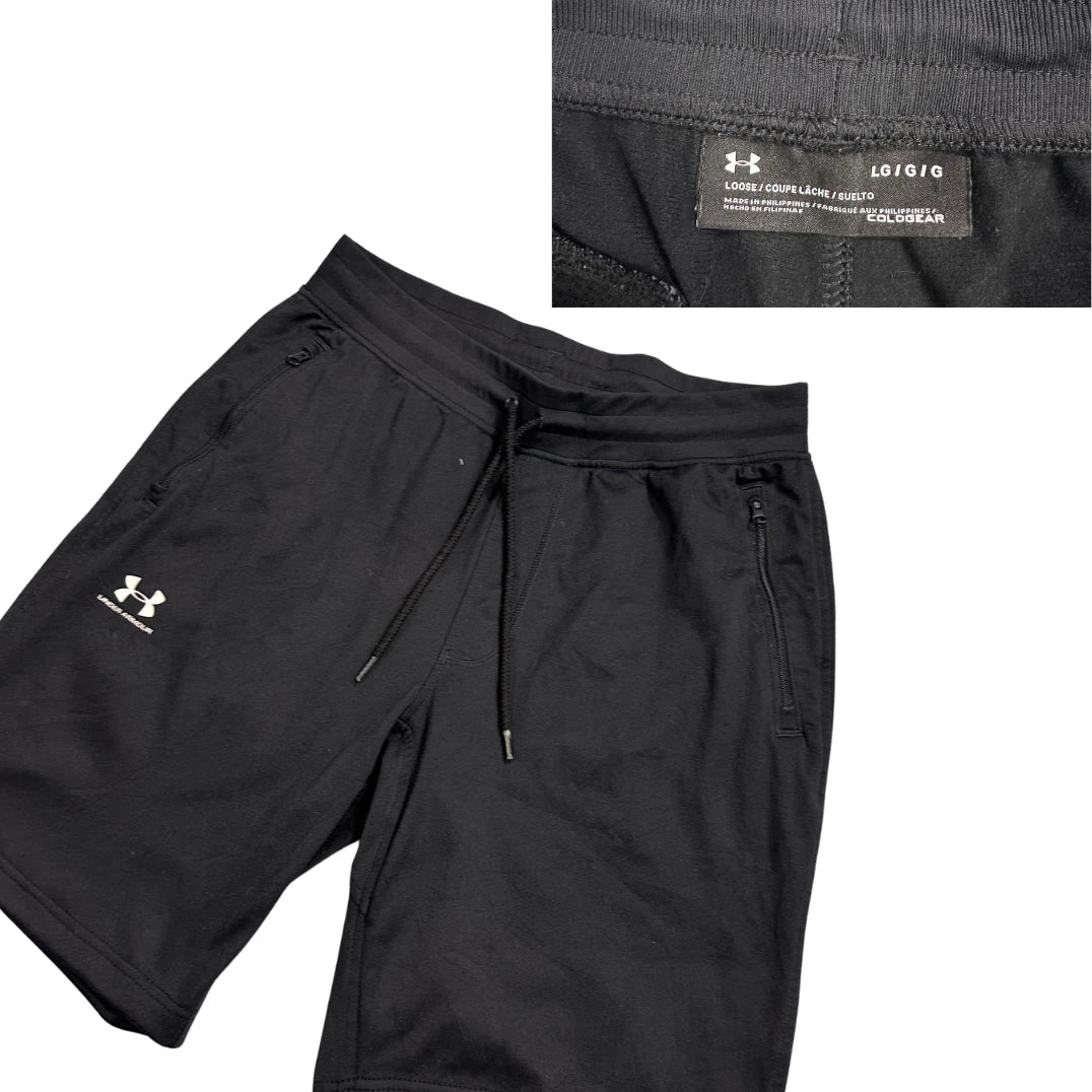 Under Armour® Black Athletic Shorts(L)