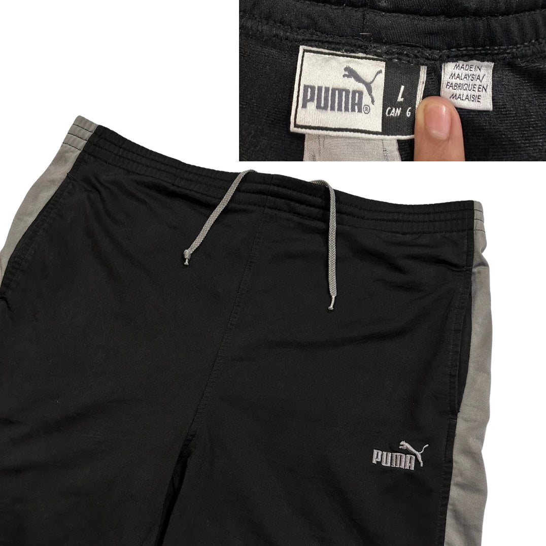 Puma® Black Athletic Performance Shorts(L)