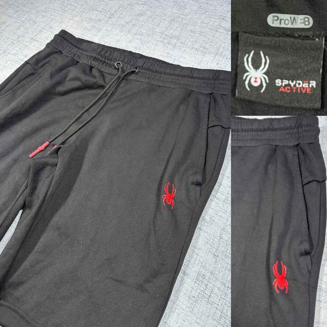 Spyder® Black Active Shorts-L