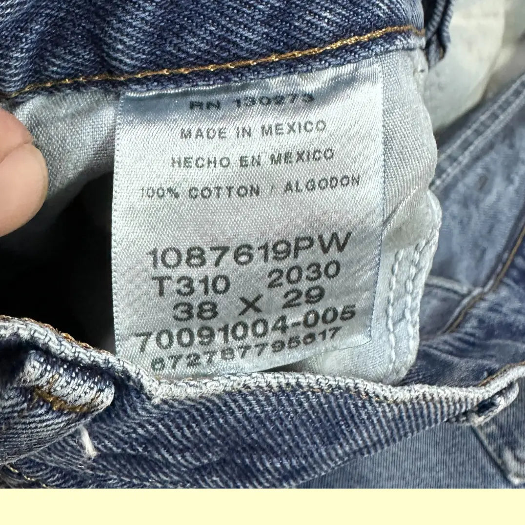 Classic vintage Rustler jeans made in Mexico