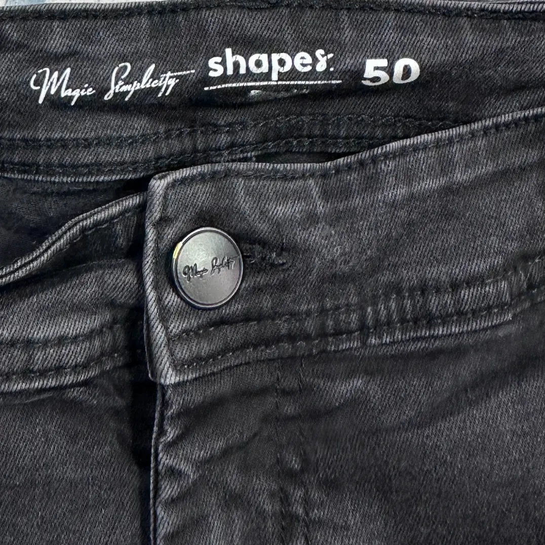 Magic Simplicity Shapes 5D Jeans in washed black.