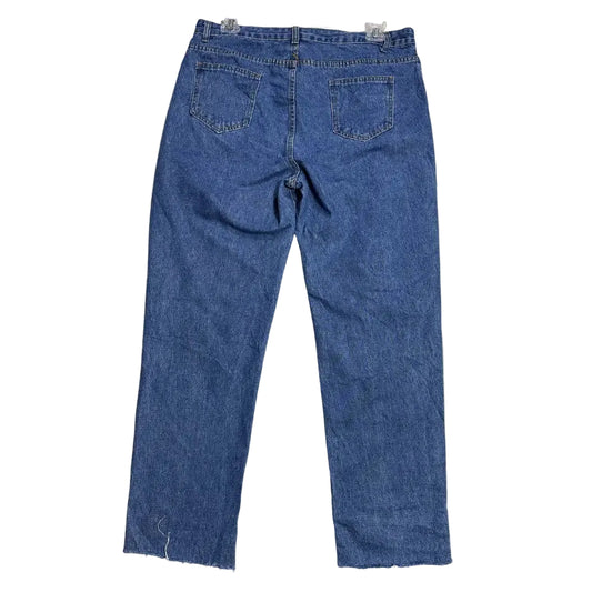 Shein blue denim jeans.