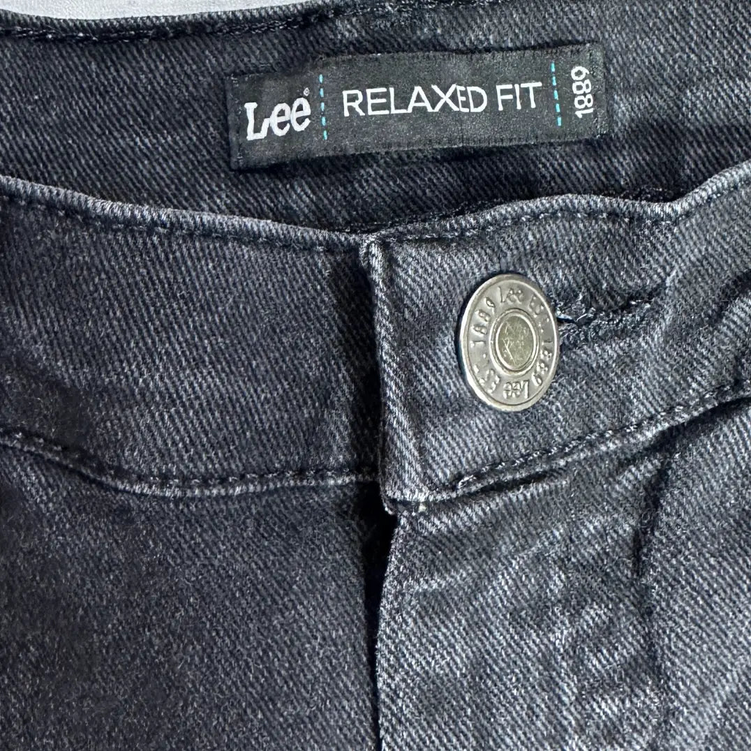 Lee Relaxed Fit Jeans in washed black denim