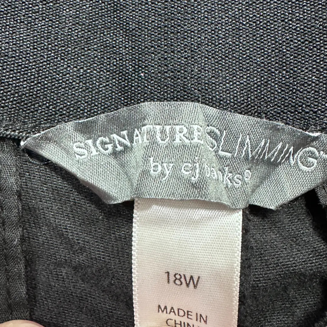 C.J. Banks Signature Slimming Pants in black.