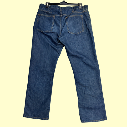 Old Navy Slim Straight Men’s Jeans in a dark blue wash