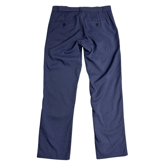 IZOD Navy Blue Slim Fit Formal Trousers