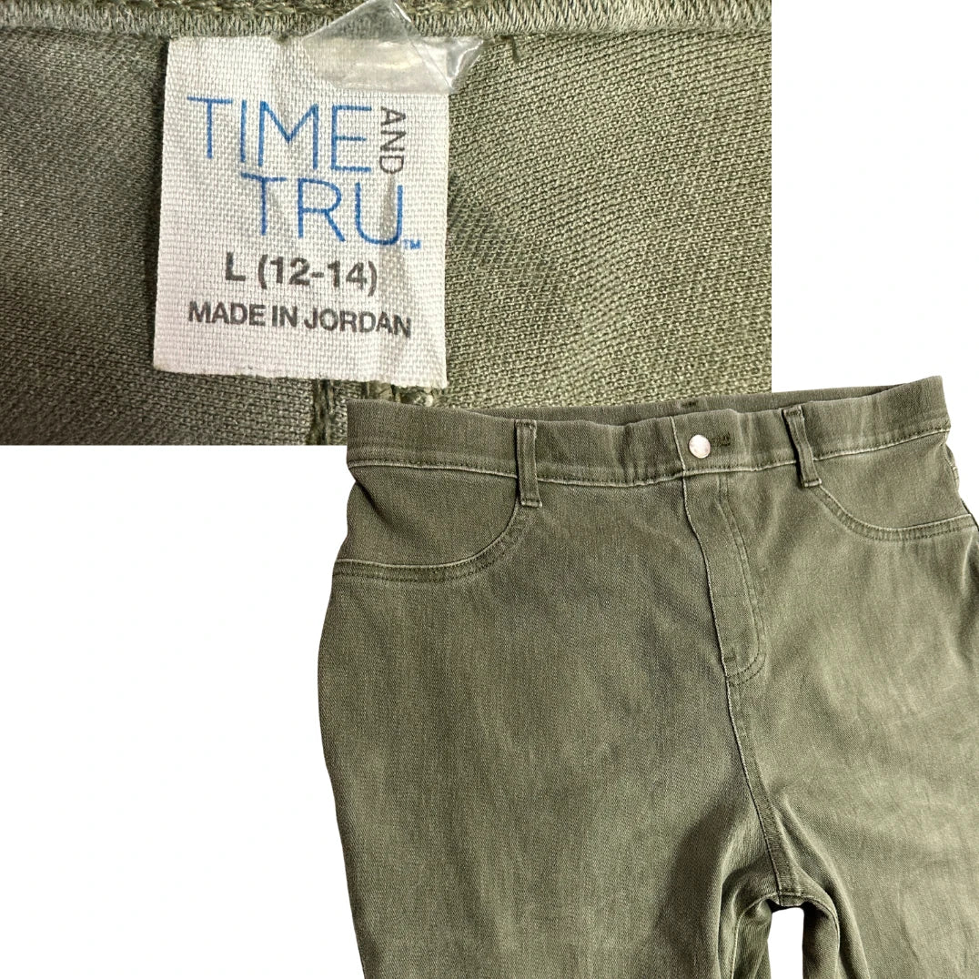 Time and Tru Olive Skinny Fit Pants