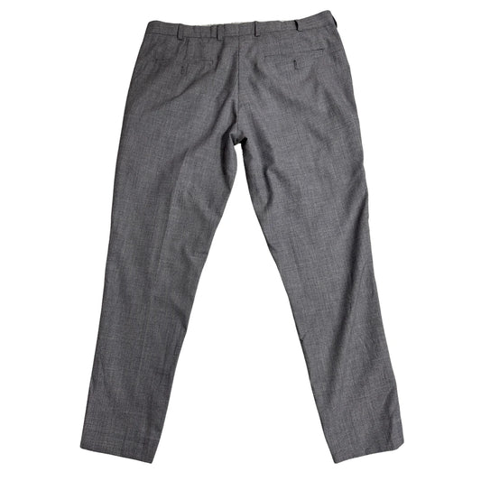 Men’s Classic Grey Formal Trousers Office Wea