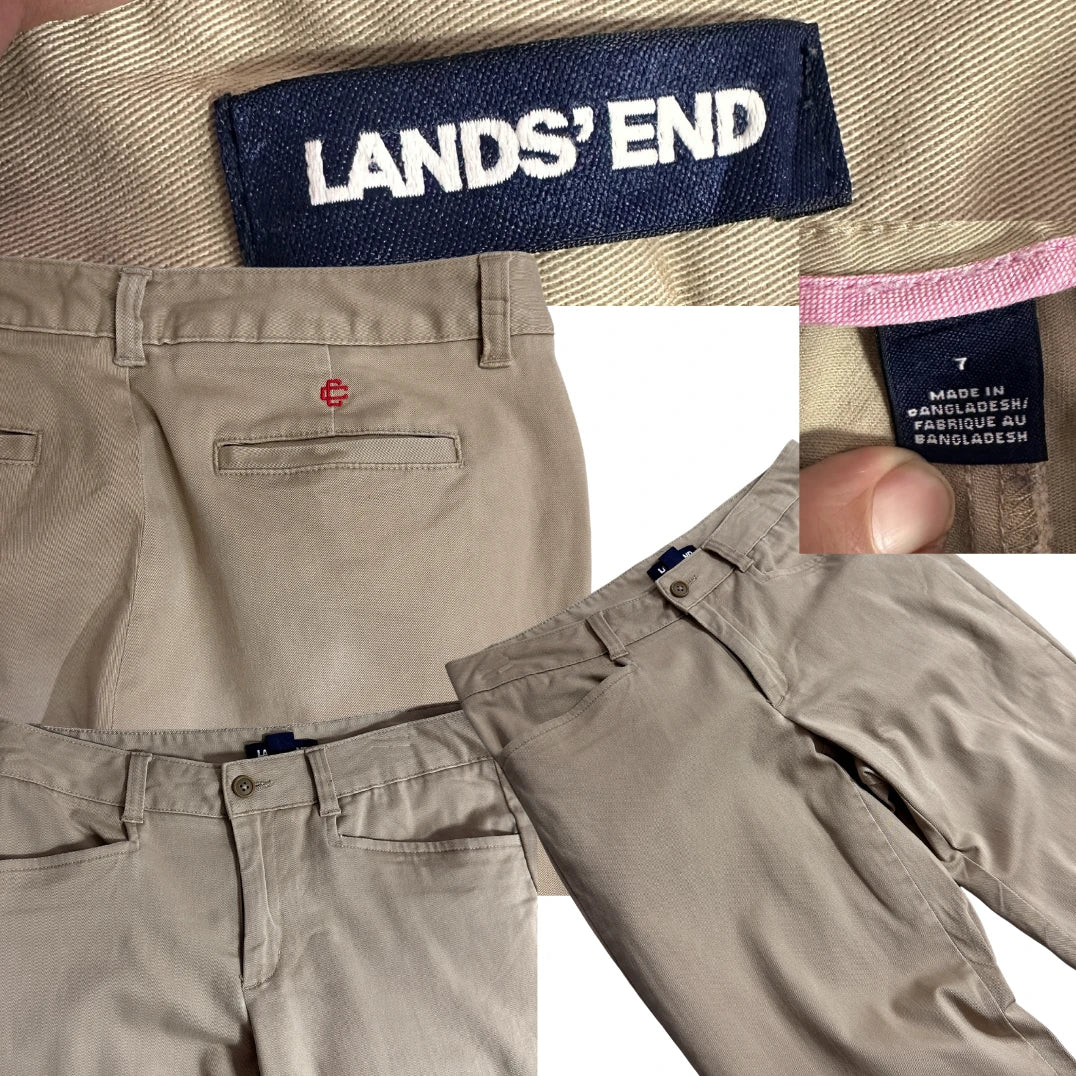 Lands’ End Slim Fit Chino Pants 👖🤎