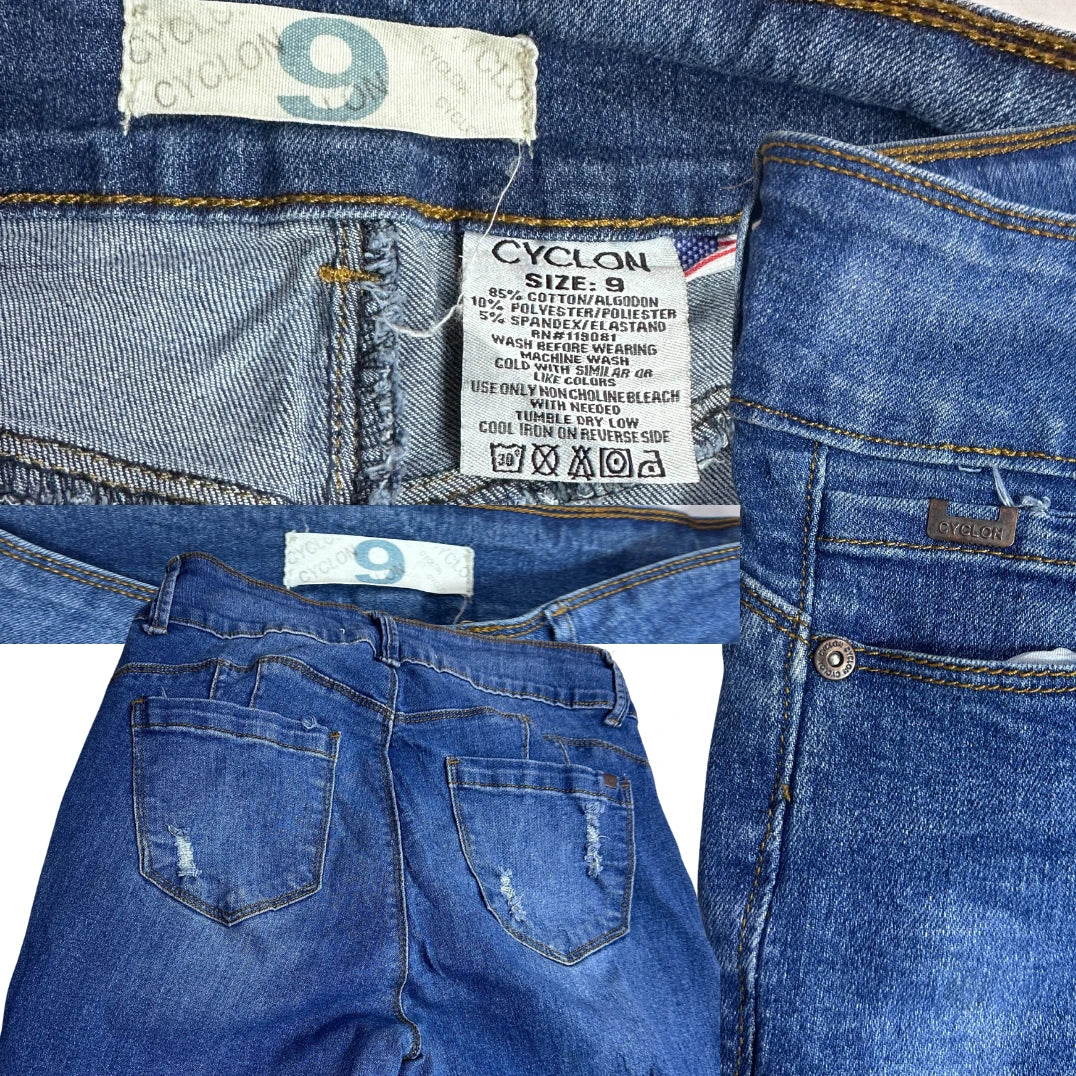 Cyclon Women’s Distressed Skinny Blue Jeans 👖💙