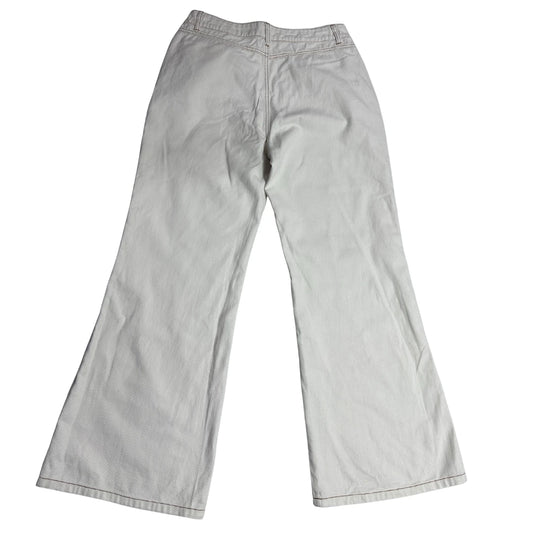 CIDER Women’s Off-White Bootcut Denim Jeans 🤍👖
