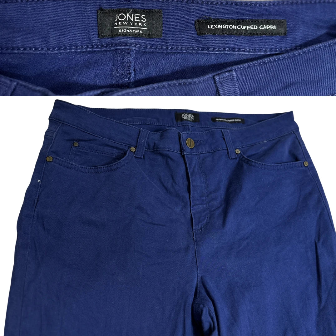 Jones New York Signature Lexington Cuffed Capri Pants 👖