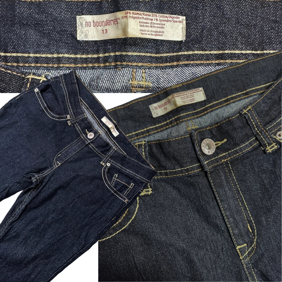 No Boundaries Dark Wash Bootcut Denim Jeans 👖