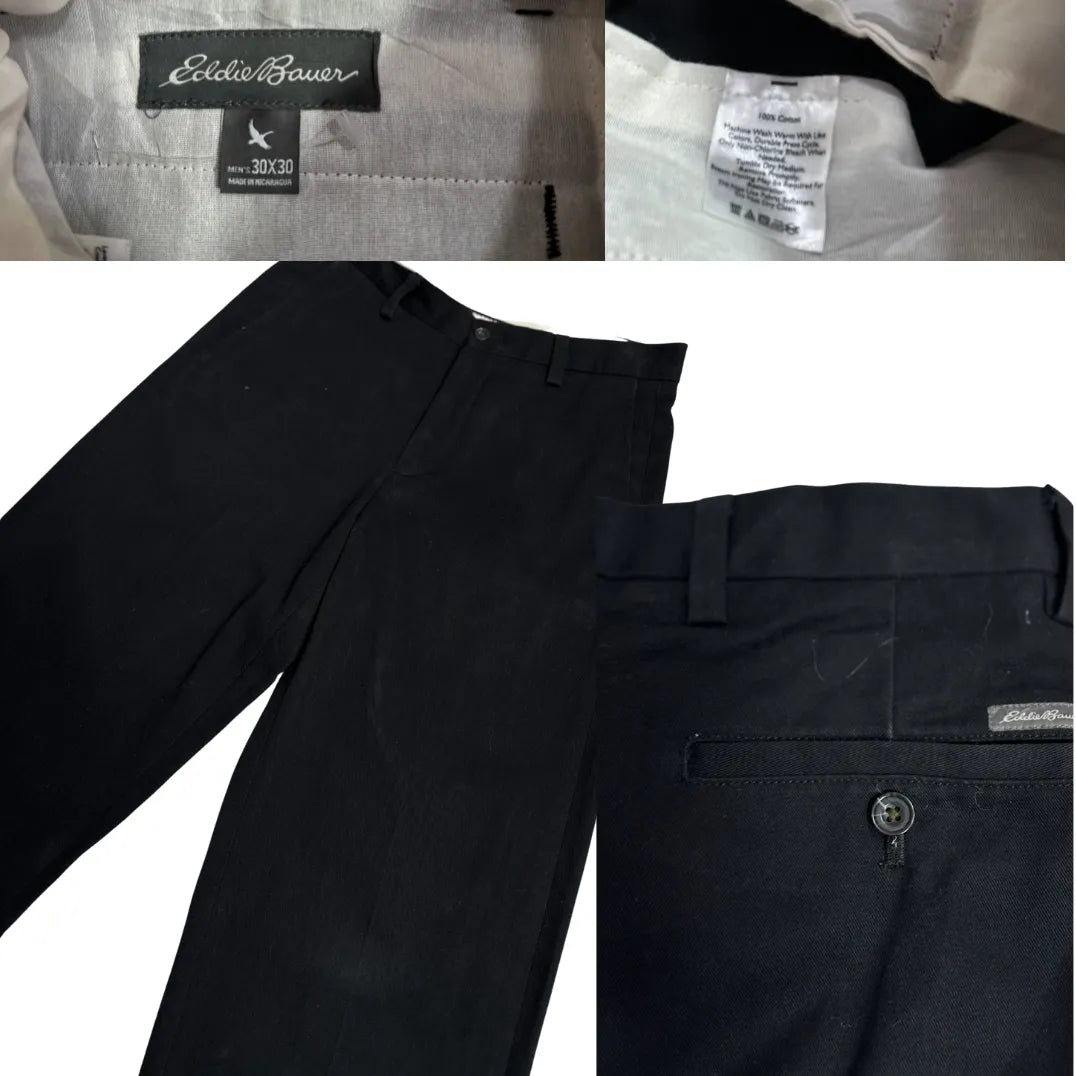 Eddie Bauer Classic Black Tailored Pants 👖🖤