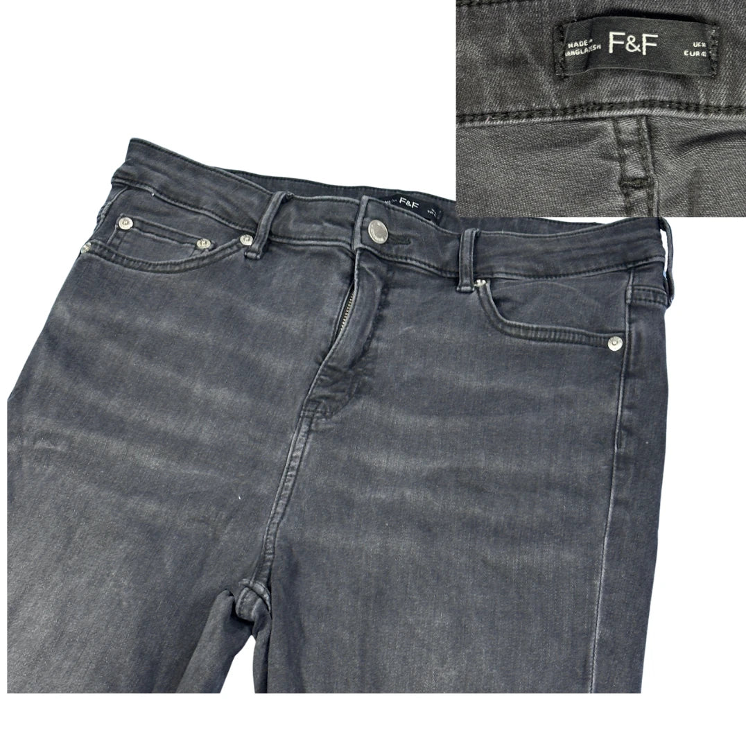 F&F® Charcoal Grey Skinny Jeans