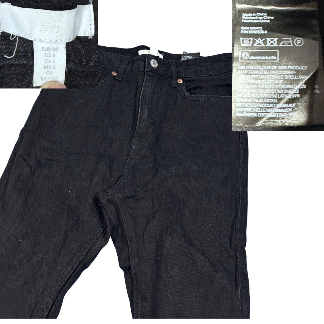H&M® Black Straight Fit Jeans