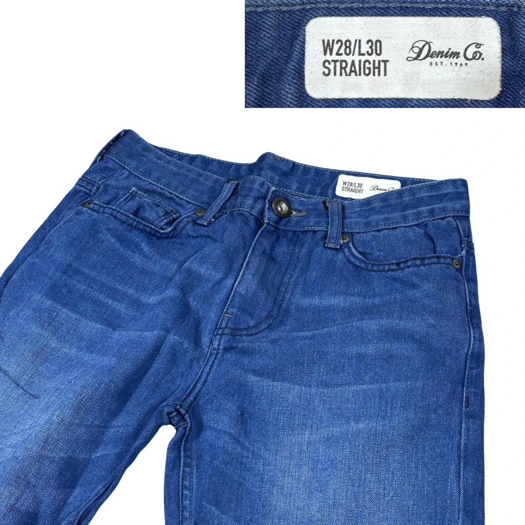 Denim Co.® Blue Straight Fit Jeans