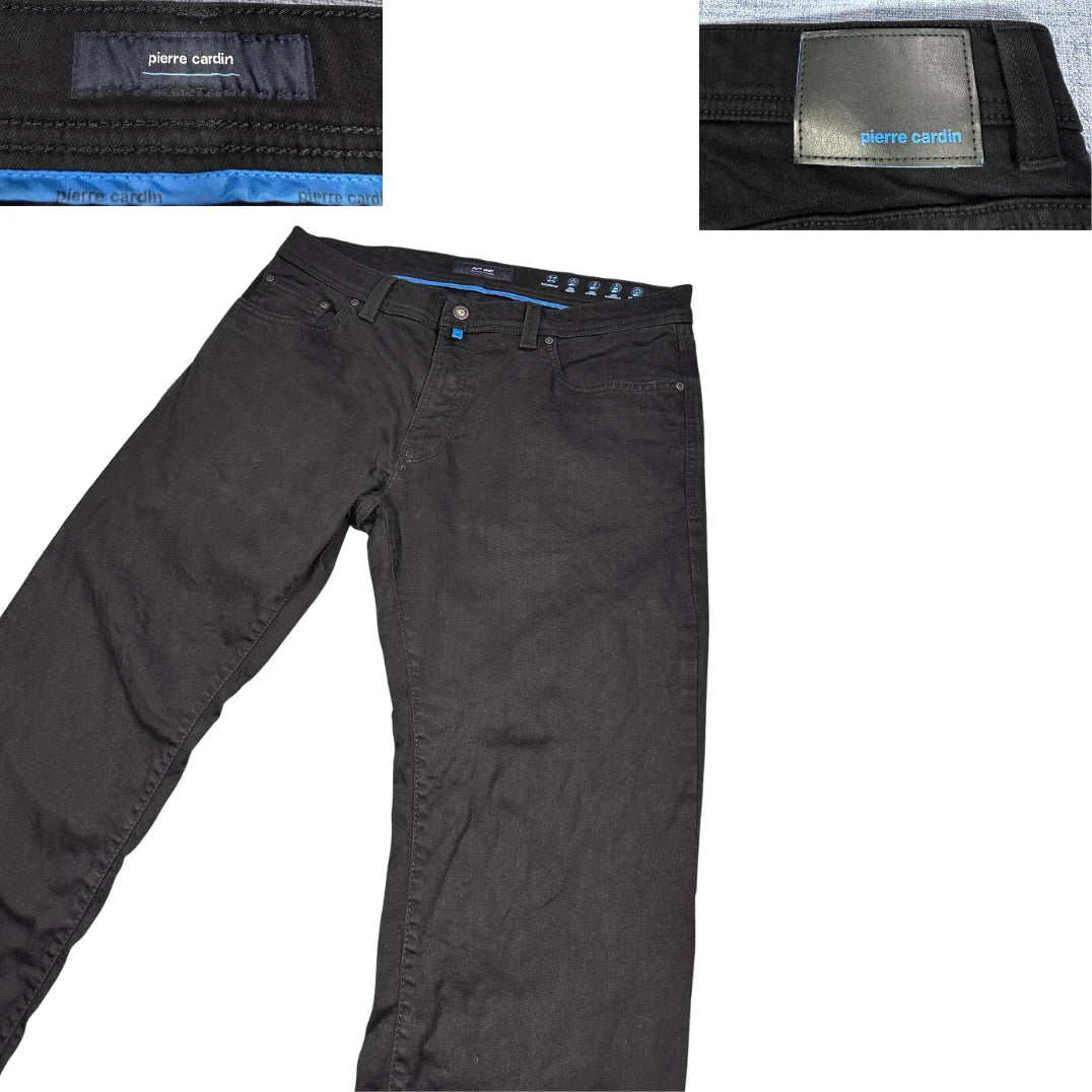 Pierre Cardin® Black Straight Fit Jeans