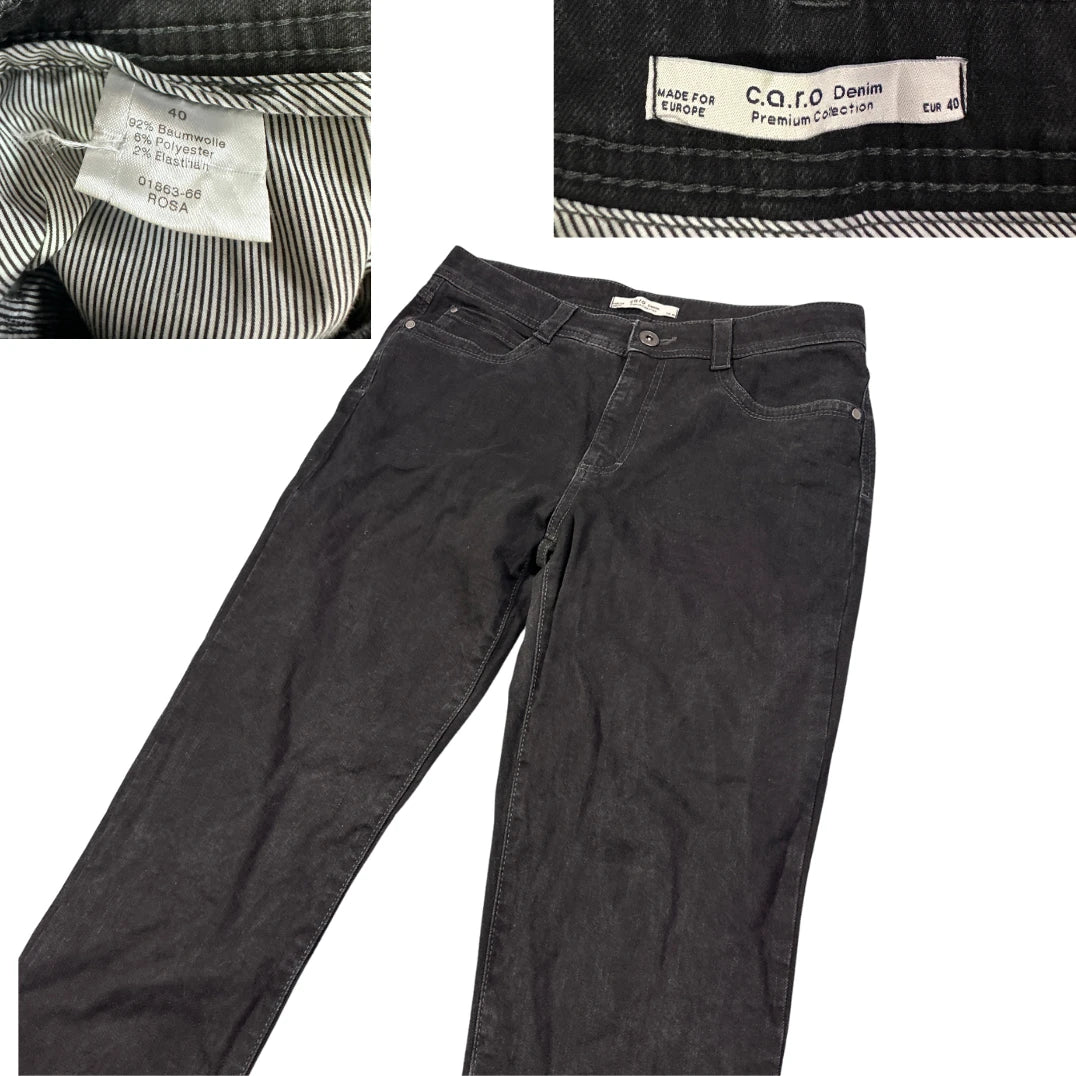 C.a.r.o denim® Black Premium Collection Denim Jeans