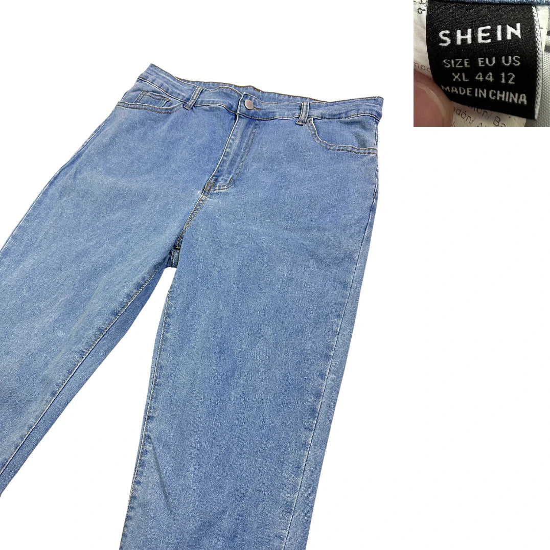 SHEIN® Light Blue Jeans