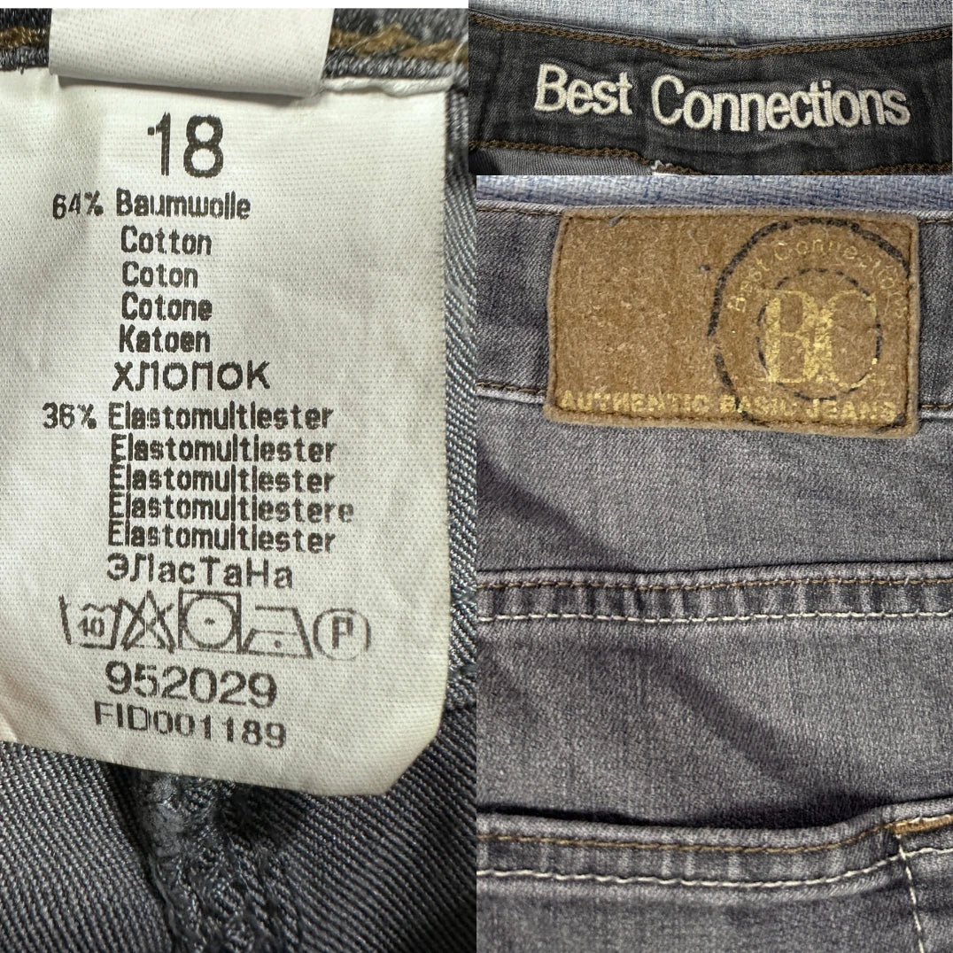 Best Connections® Grey Jeans Washed