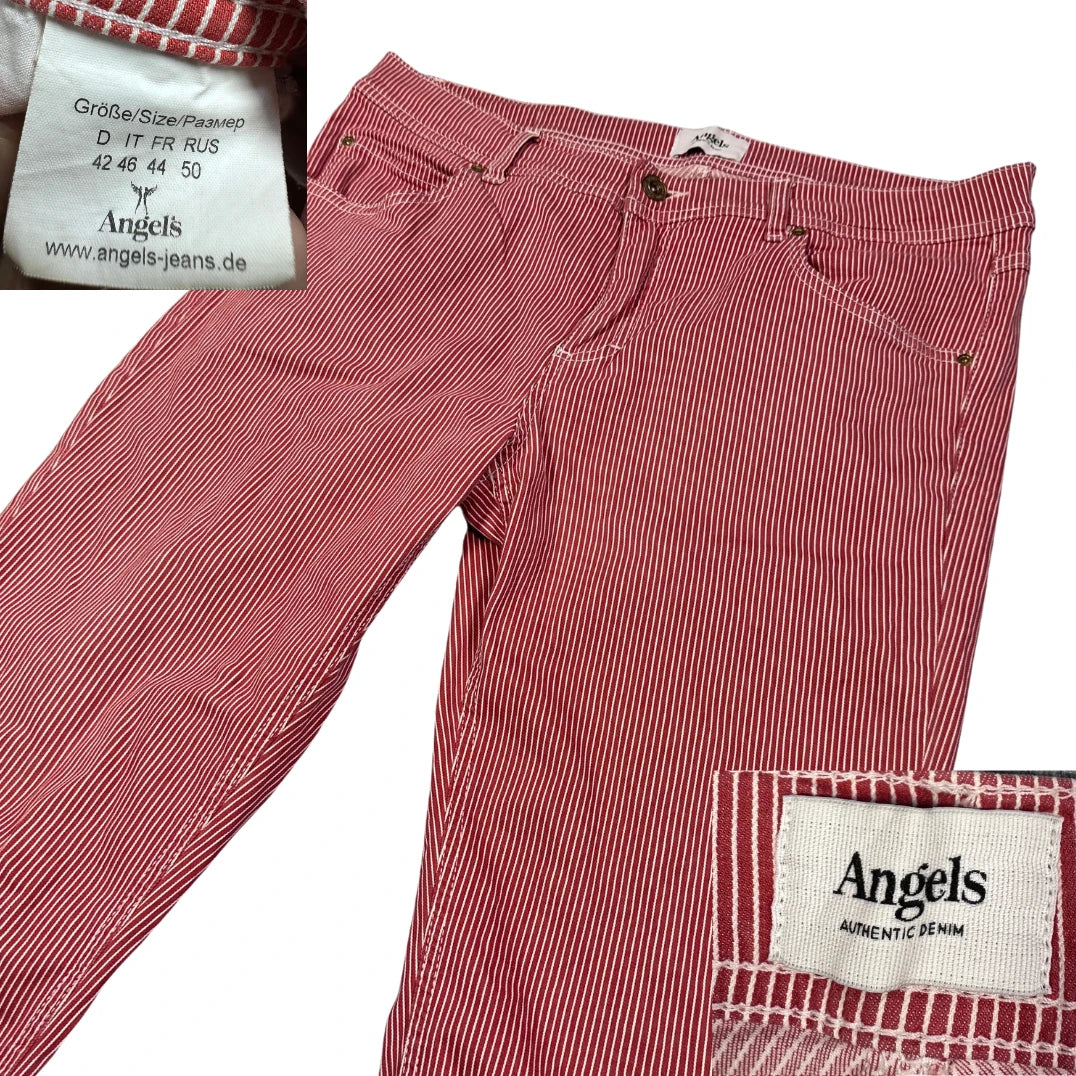 Angels® Red Striped Jeans