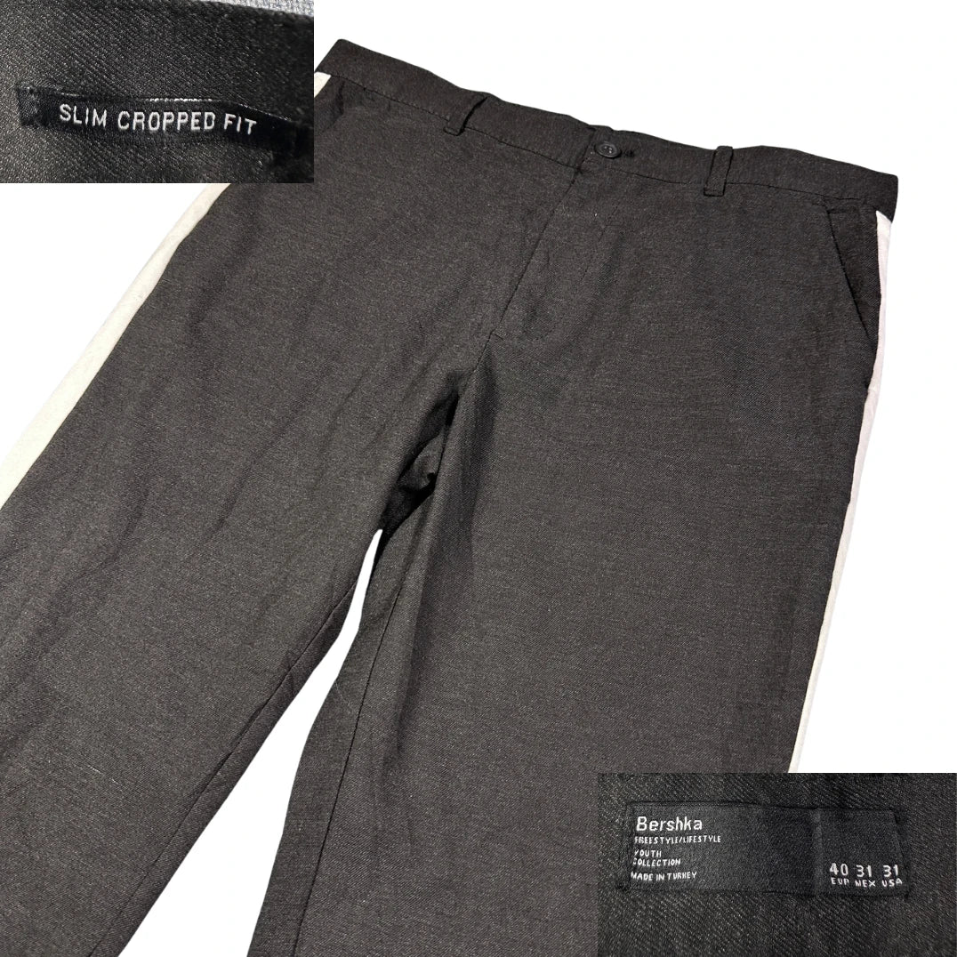Bershka® Black Cropped Pants