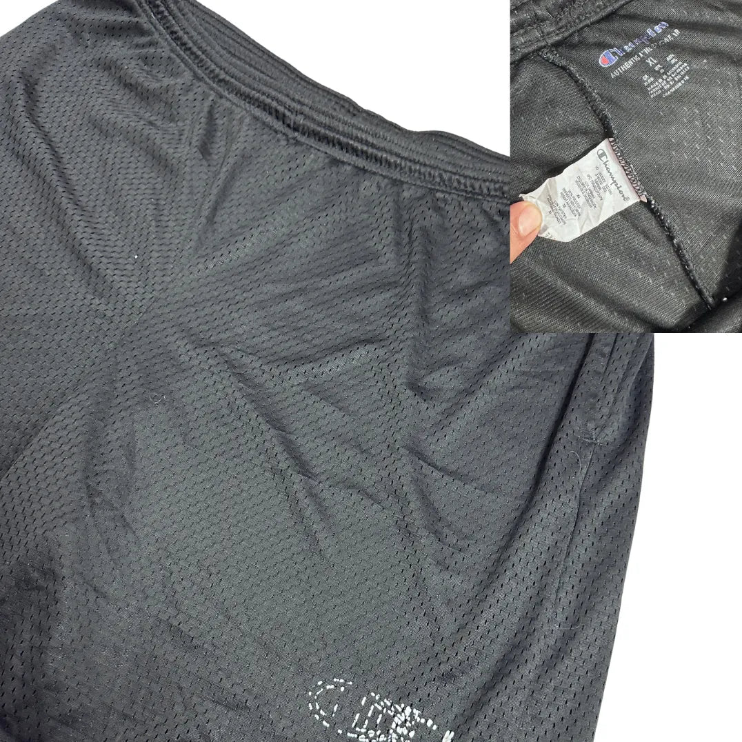 Champion® Black Mesh Athletic Shorts – Classic Sport Fit 🏀