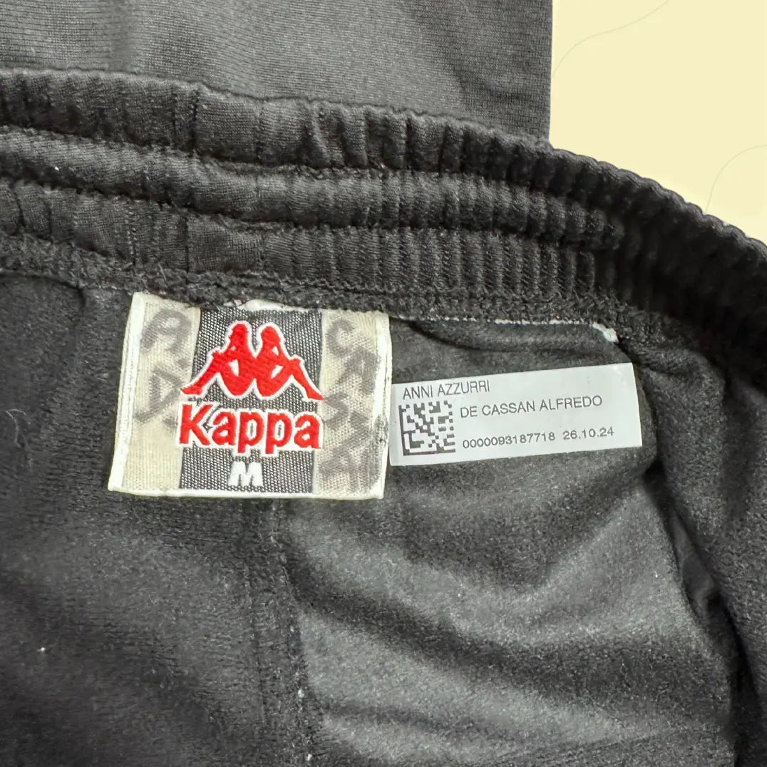 Kappa Black Track Pants (Made in Italy)