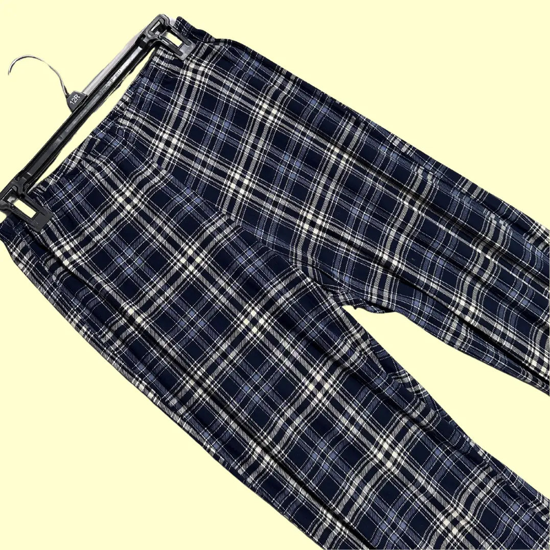 M&S Navy Plaid Lounge Pants