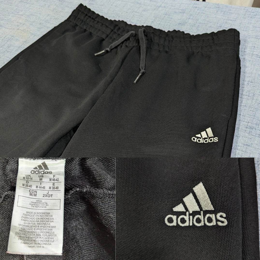 Adidas® Black Track Pants Cuffed-M