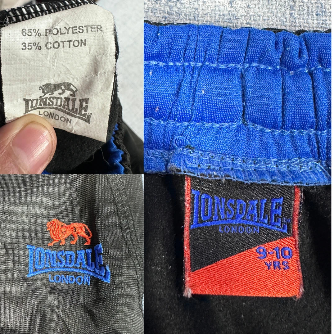 Lonsdale Black Men's Joggers men trousers