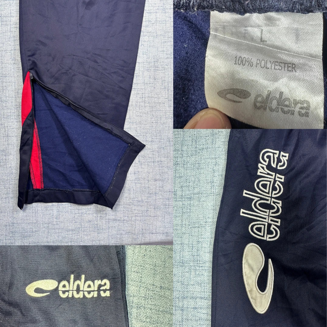 Eldera® Navy Track Pants Contrast Panels-L