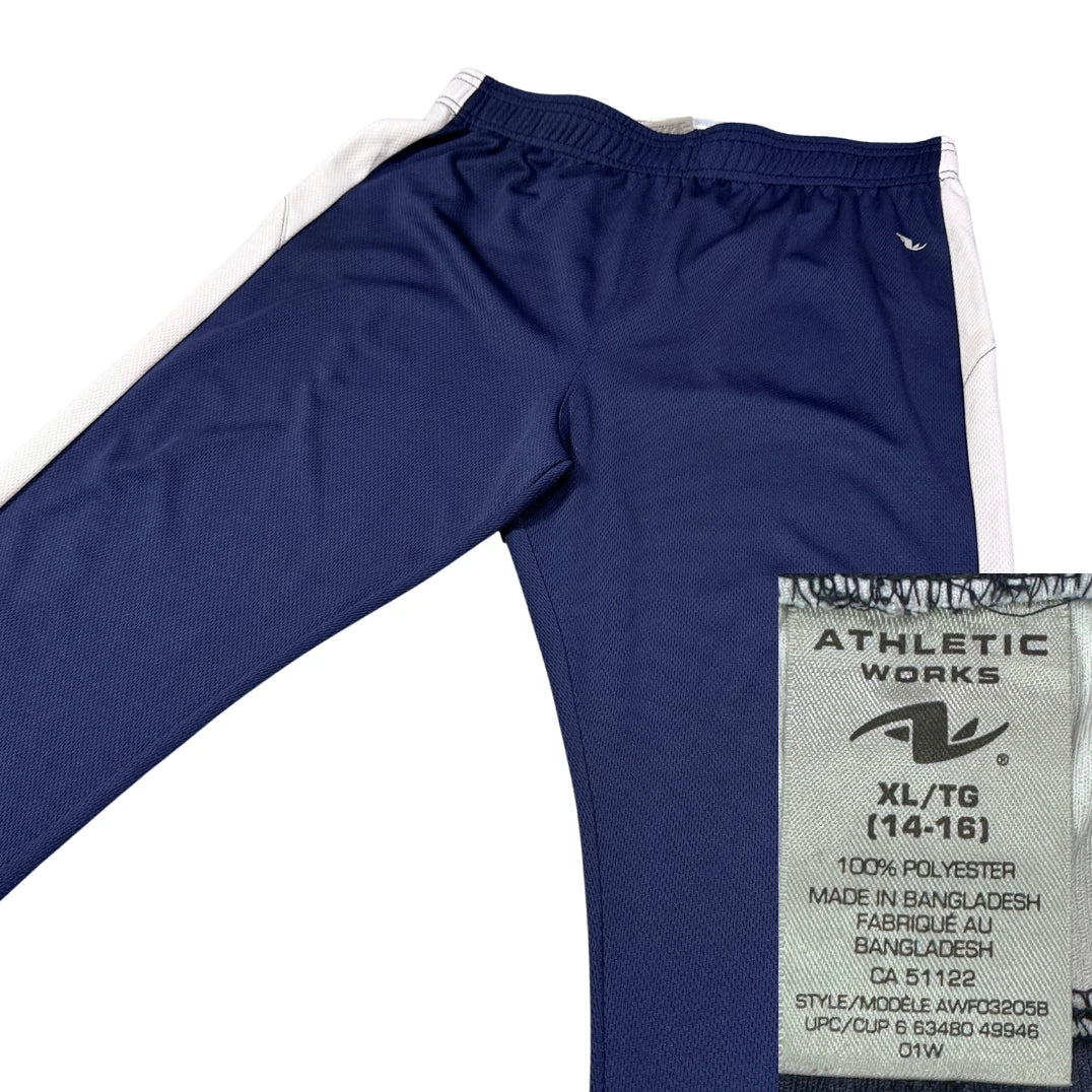 Athletic Works® Navy Track Pants Colorblock-S