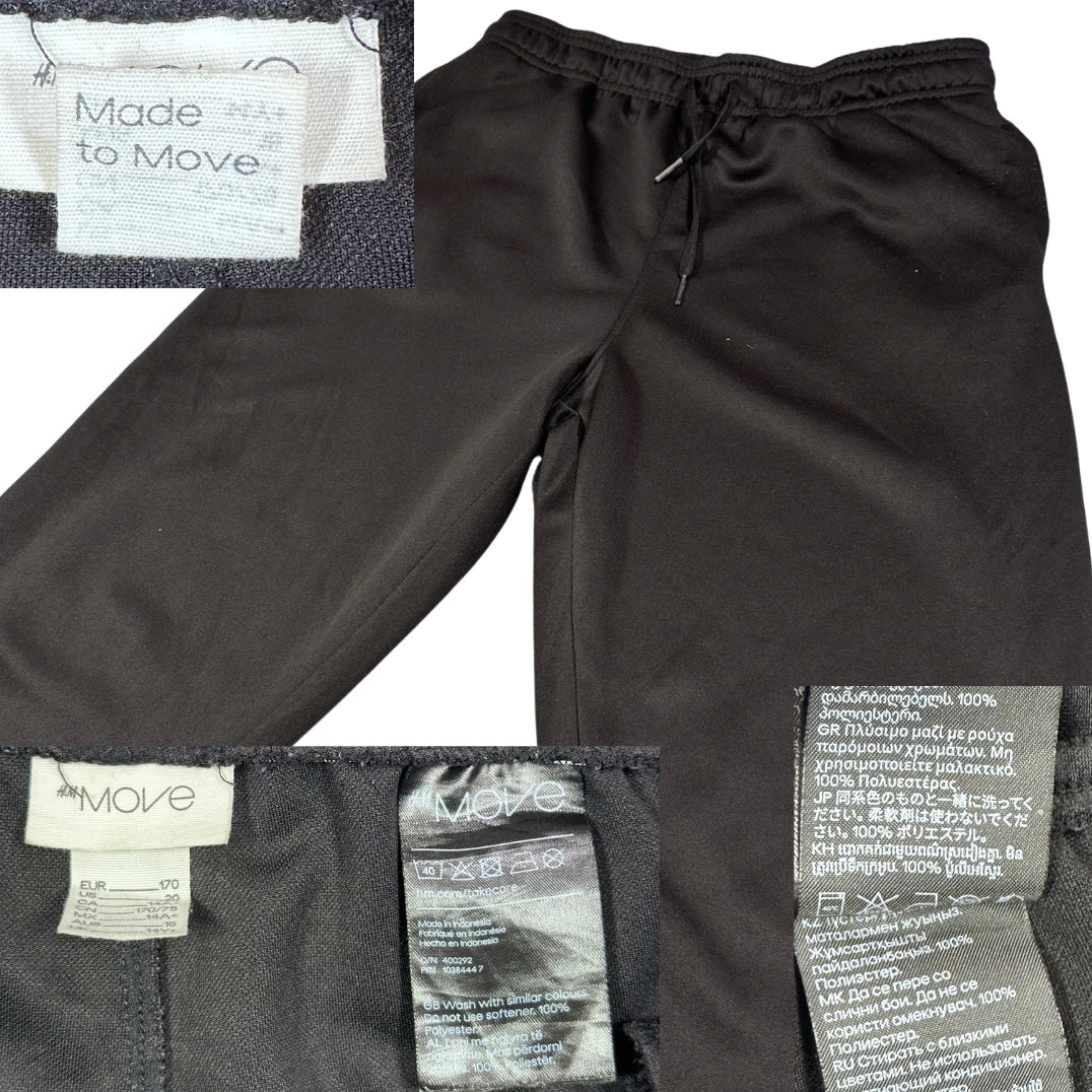 H&M® Black Track Pants Move-M