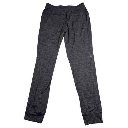 Gaiam® Charcoal Grey Space Dye Jogger Track Pants-M