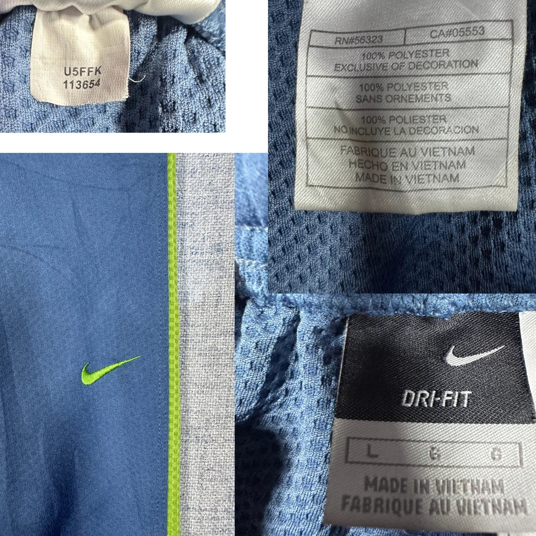 Nike Blue Men's Green Trim-L men trousers