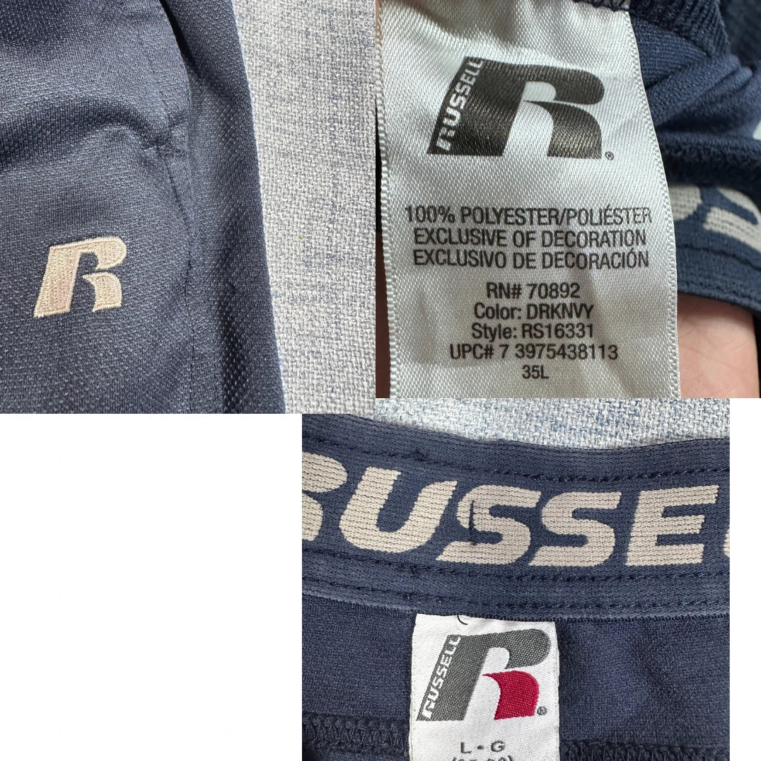 Russell Navy Men's Track Pants-L men trousers