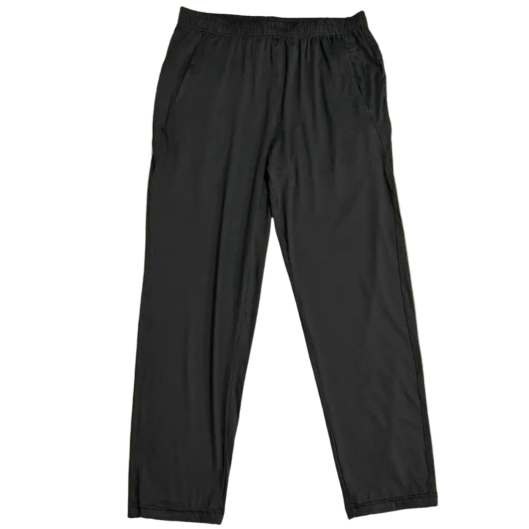 ELDYS black track pants offer a comfortable and stylish fit