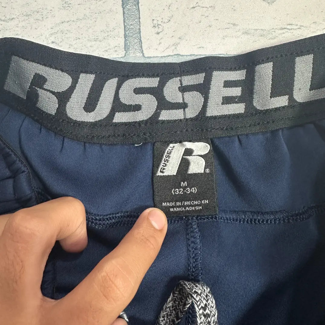 Russell Athletic Navy Blue Training Jogger Pants – Slim Fit