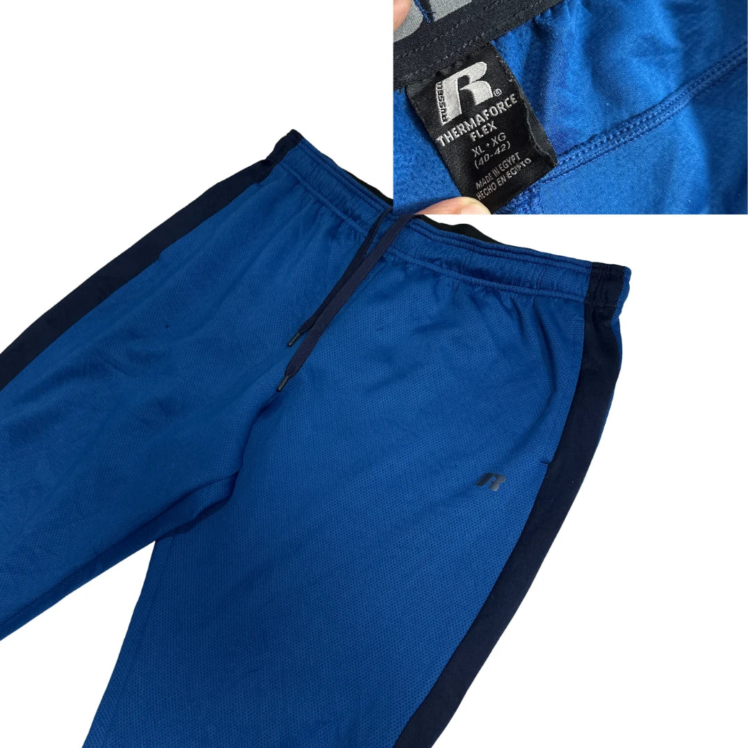 Royal blue Russell Athletic track pants(XXL)