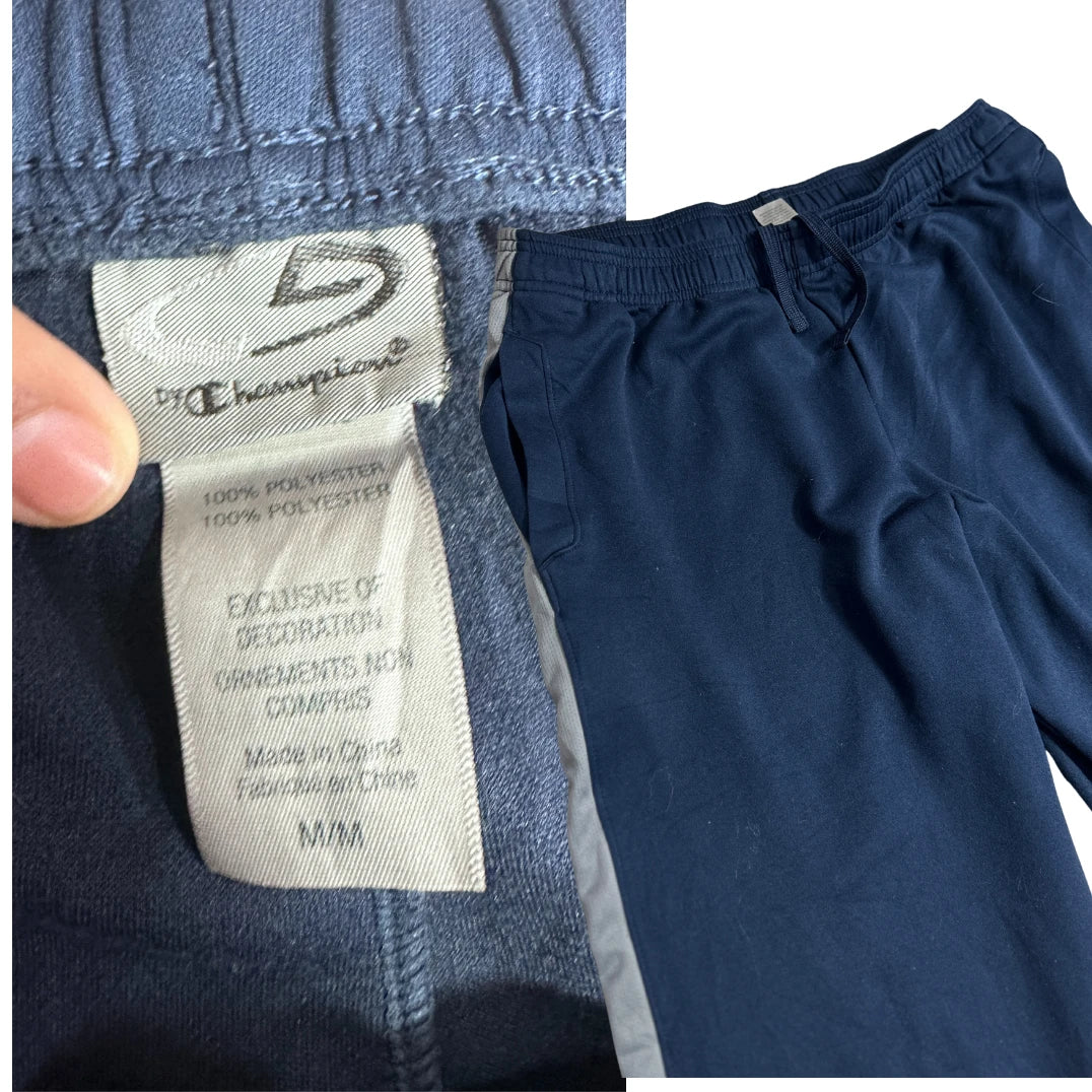 Champion Navy Blue Athletic Track Pants 👖