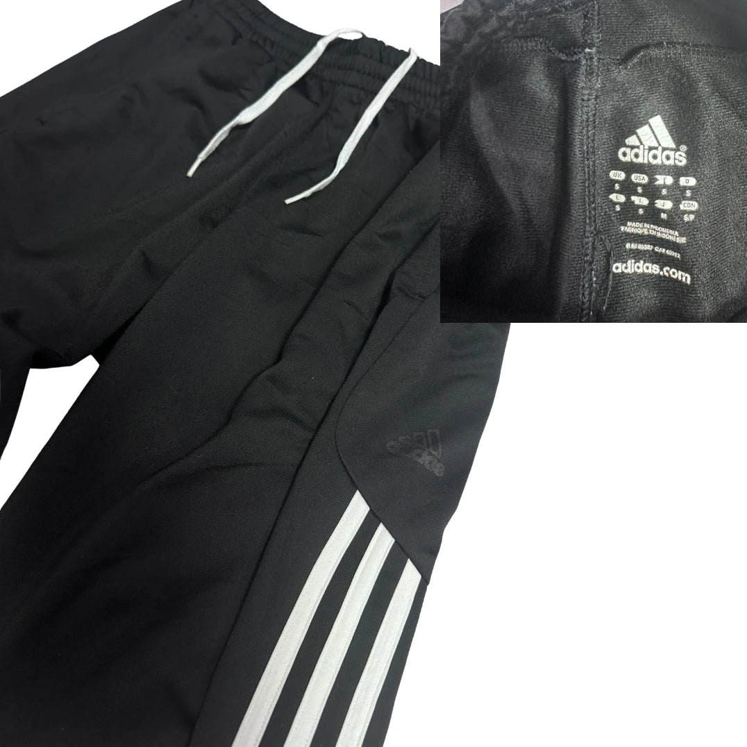Adidas® Black 3-Stripes Performance Track Pants 🖤