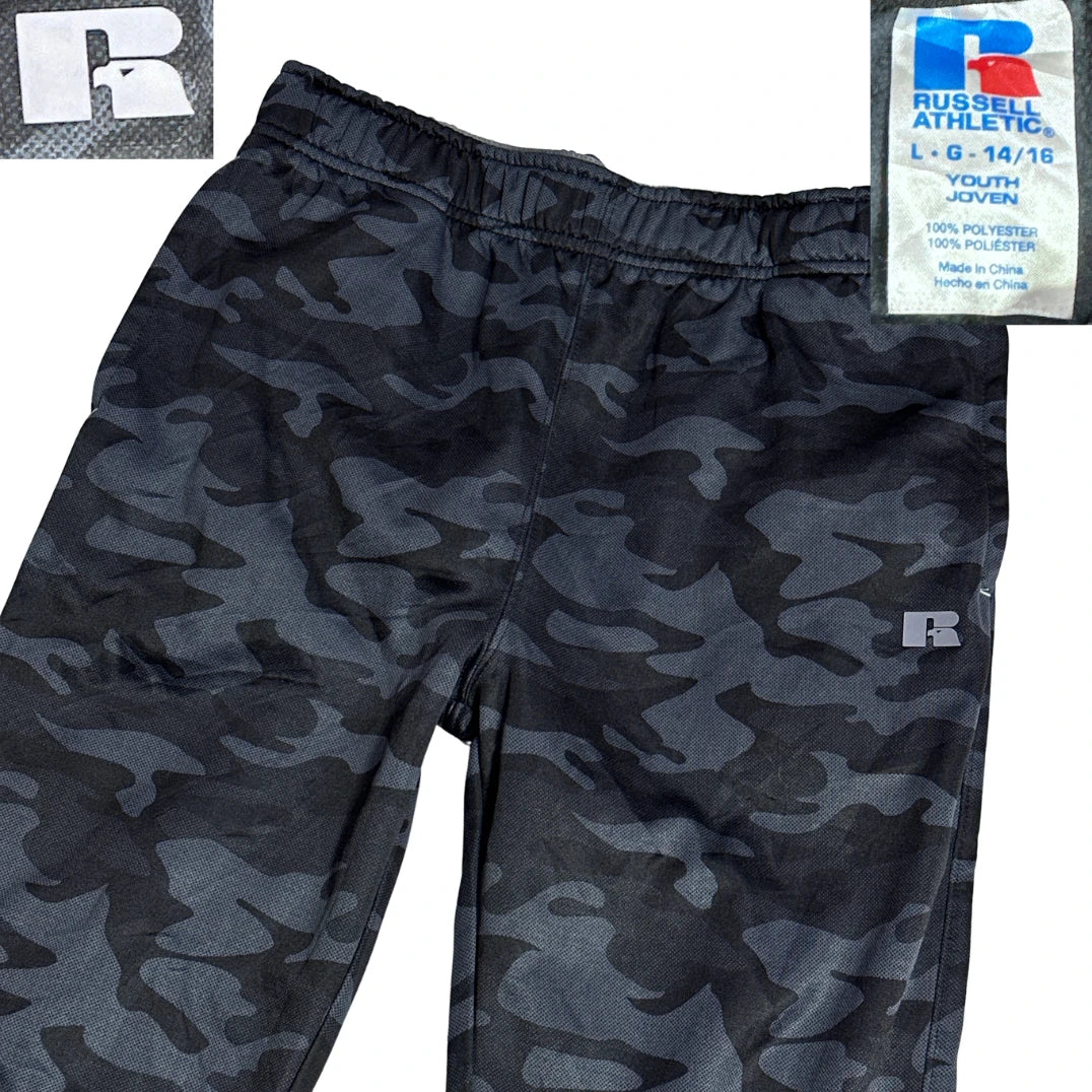 Russell® Black Camo Athletic Jogger Trousers(S)