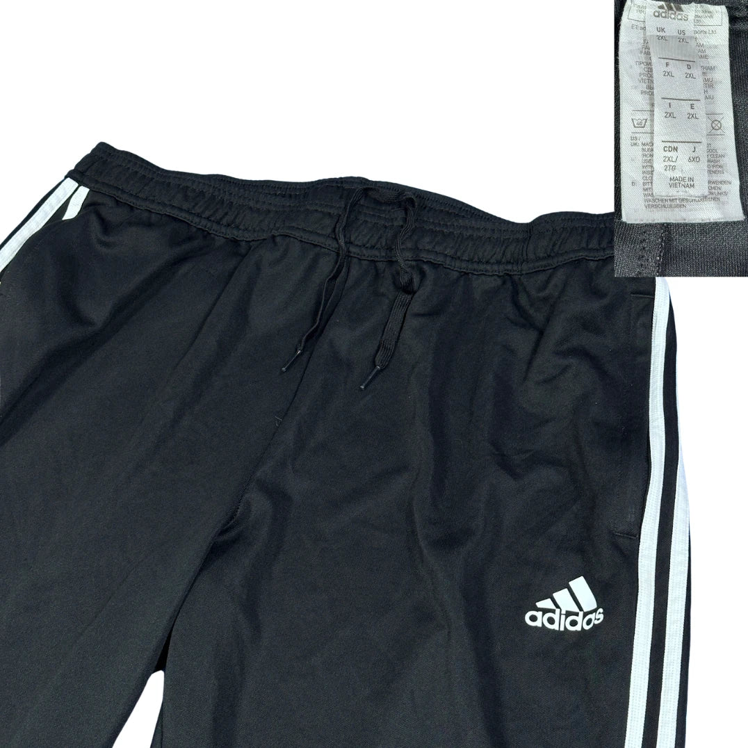 Adidas® Black Tapered Track Trousers(2XL)